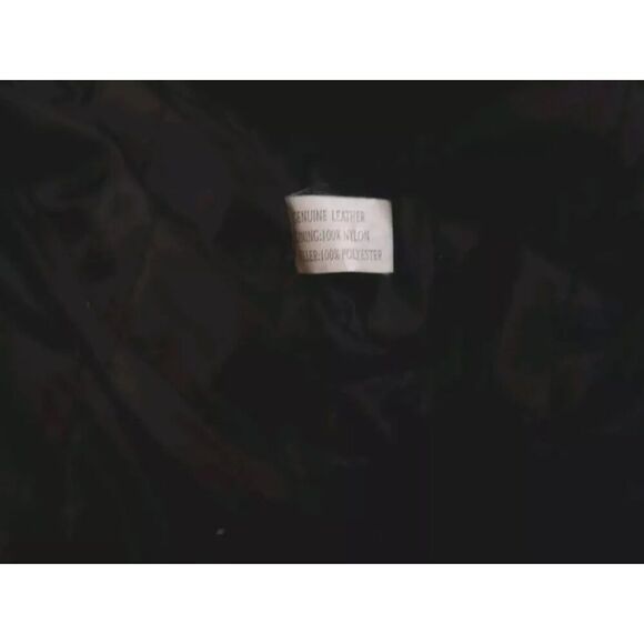 Vntg Jacket Men's Oscar Piel Perfect Leather Suede Jacket Small Black Zip Lined - Picture 7 of 8